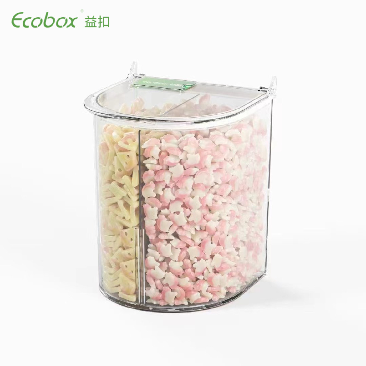 Ecobox MY-0101C Contenedor a granel apilable para supermercado para alimentos y dulces a granel