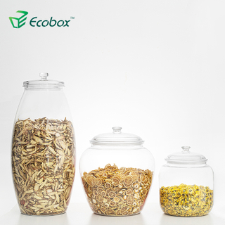 Ecobox SPH-XA350 recipiente hermético para alimentos a granel tarro de cereales contenedor de pescado porcelana