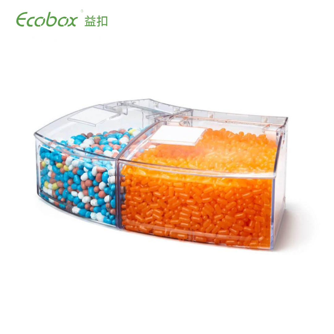 Ecobox SL-0201C Contenedor de alimentos a granel en forma de arco para alimentos de supermercado industrial