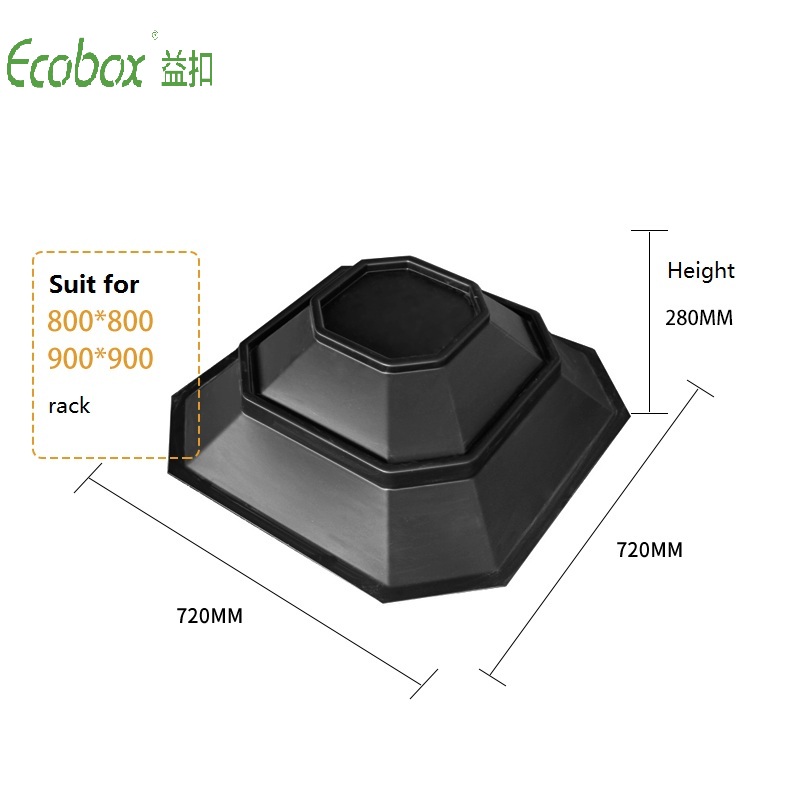 Ecobox Escalón falso de una sola fruta hexagonal ecológico