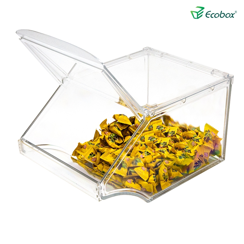 Ecobox SPH-005A Papelera apilable de supermercado para alimentos y dulces a granel