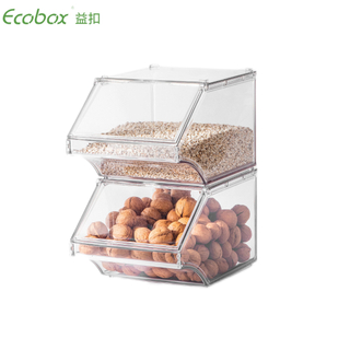 Ecobox SS-02 Contenedor a granel apilable de supermercado para alimentos y dulces a granel