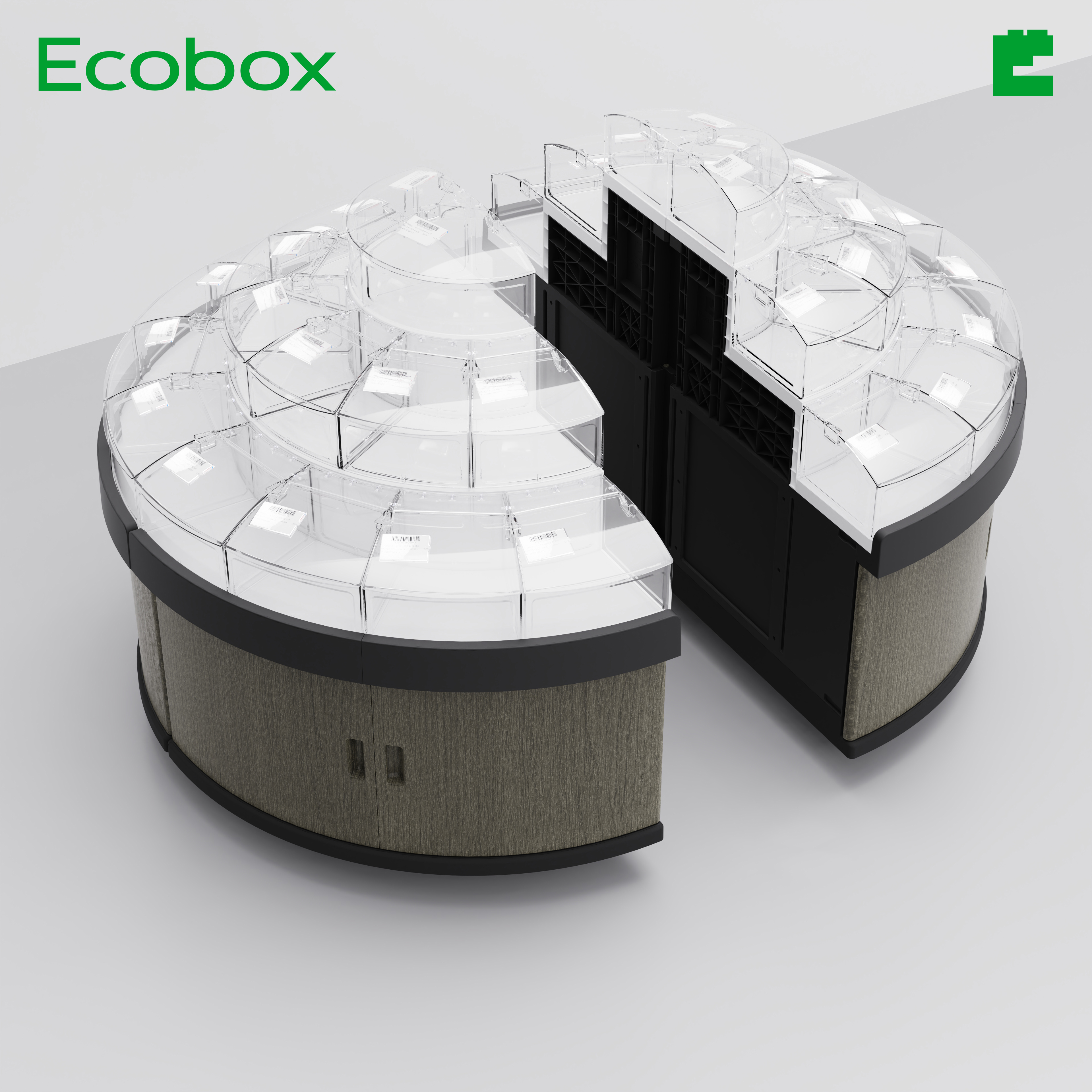 Soportes para accesorios de exhibición Ecobox GT-02
