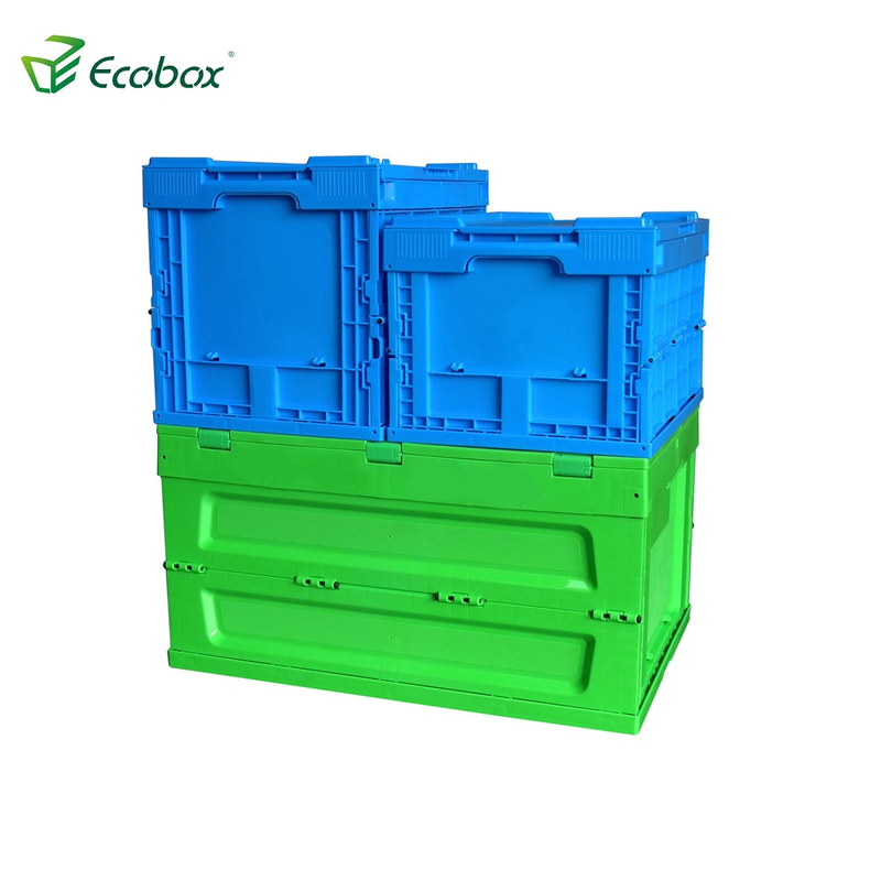 Caja de transporte de caja de contenedor de almacenamiento de contenedor de plástico plegable plegable Ecobox 40x30x25,5 cm