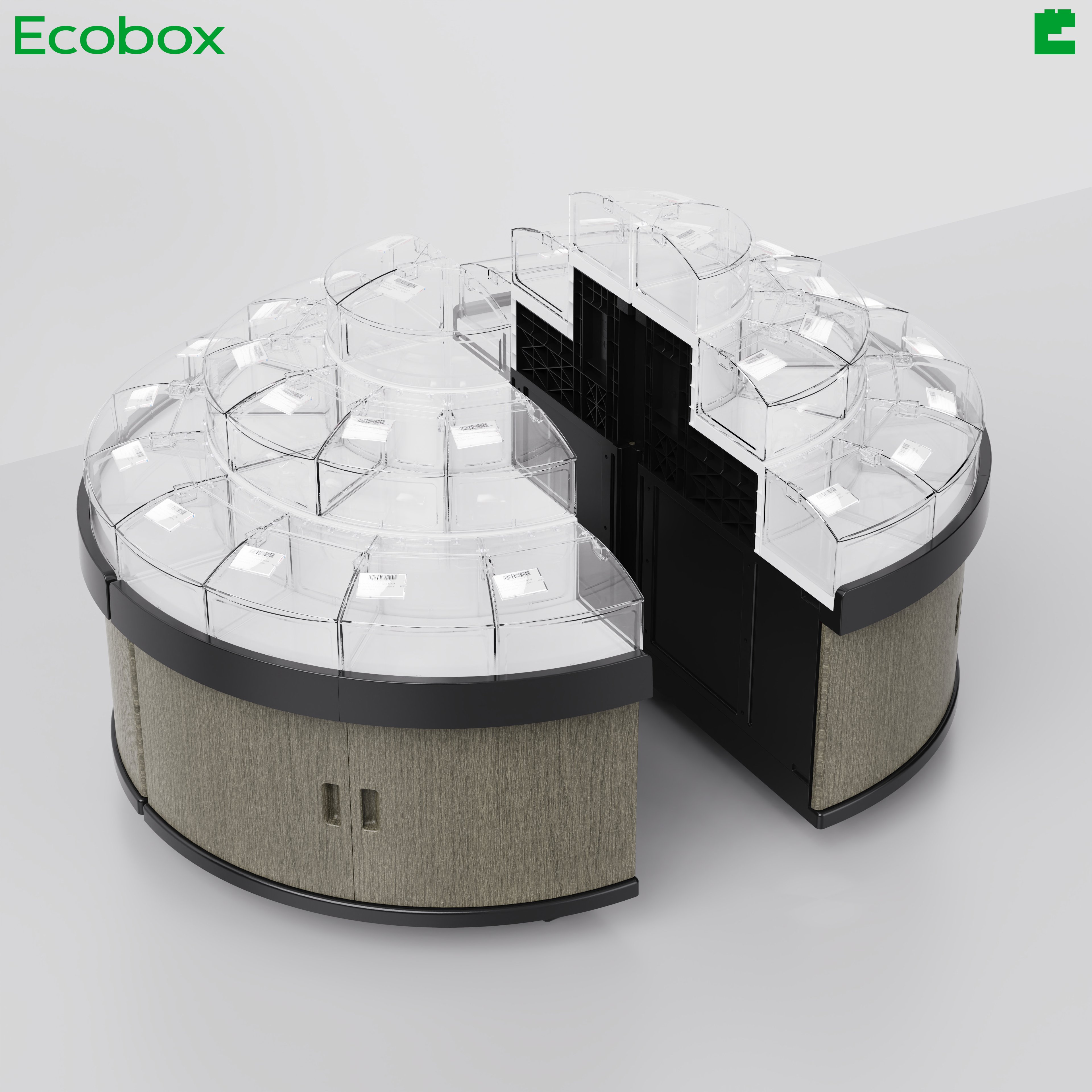 Soportes para accesorios de exhibición Ecobox GT-02