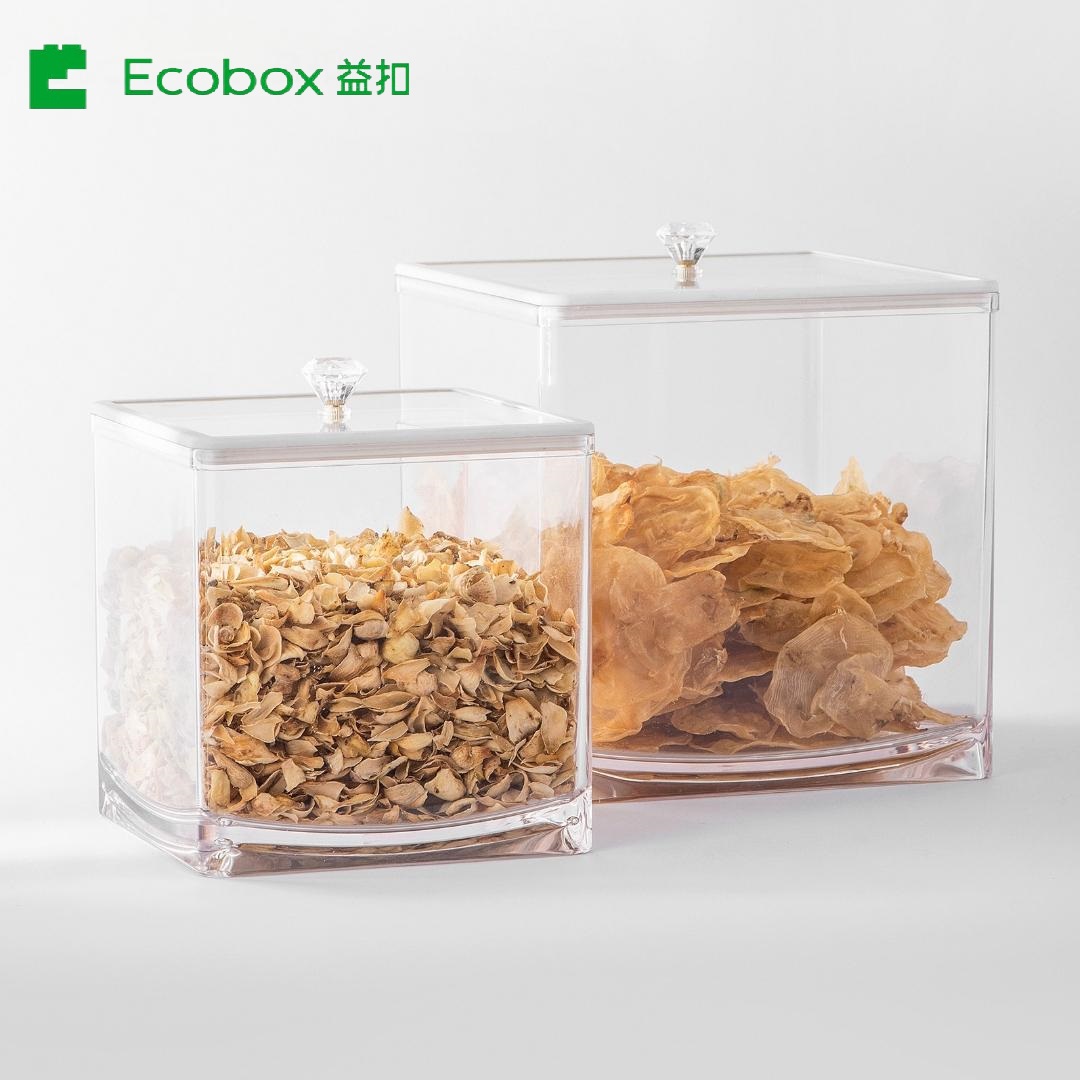 ECOBOX MF-05/06/07/08 Atertight Tuercas a granel Bin Jar