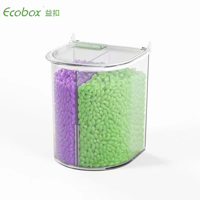 Ecobox MY-0101C Contenedor a granel apilable para supermercado para alimentos y dulces a granel