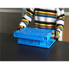 Caja de transporte de caja de contenedor de almacenamiento de contenedor de plástico plegable plegable Ecobox 40x30x25,5 cm